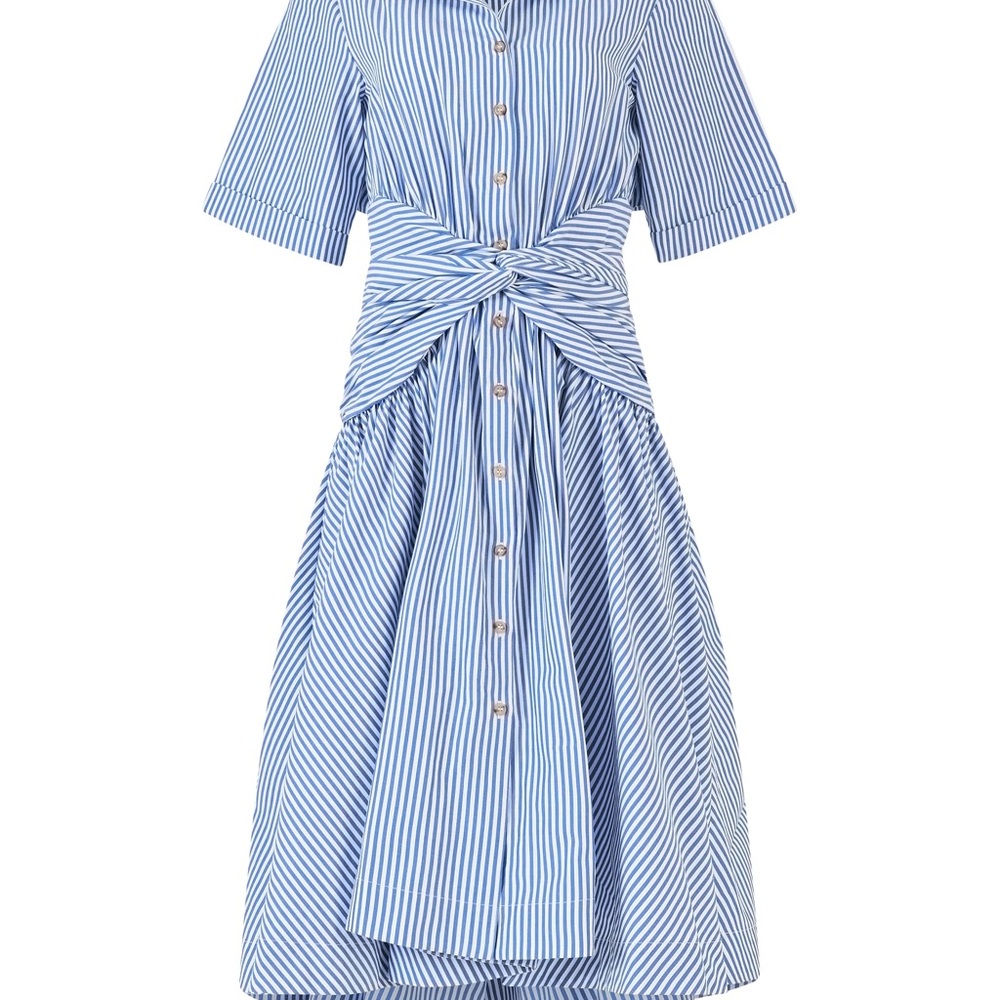 Rosie Assoulin Tie Striped Dress